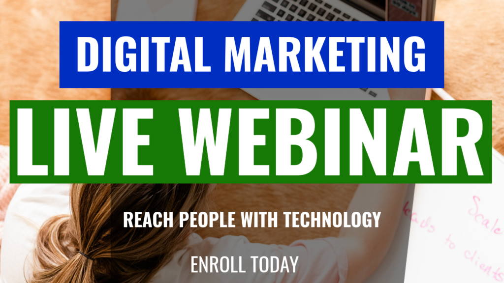 digital marketing live webinar