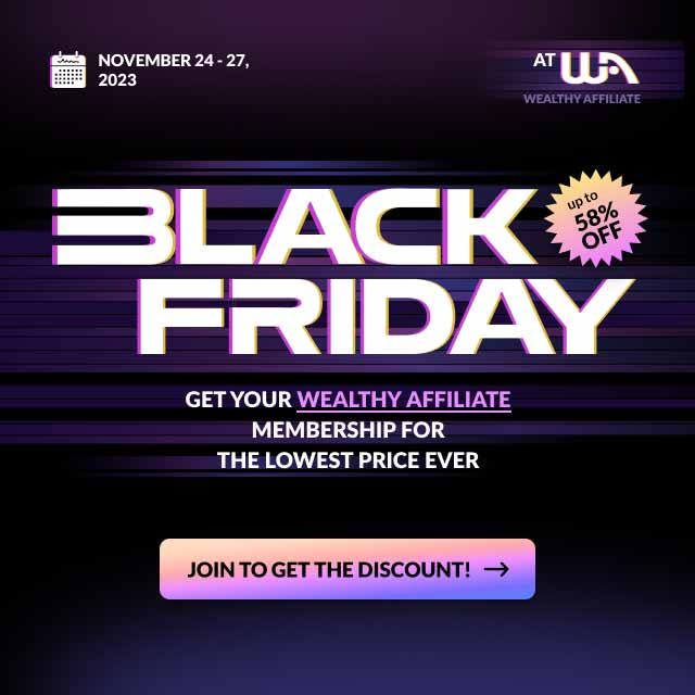 image-17 Wealthy Affiliate Black Friday: Unveiling Unbeatable Deals and Examining Pros and Cons