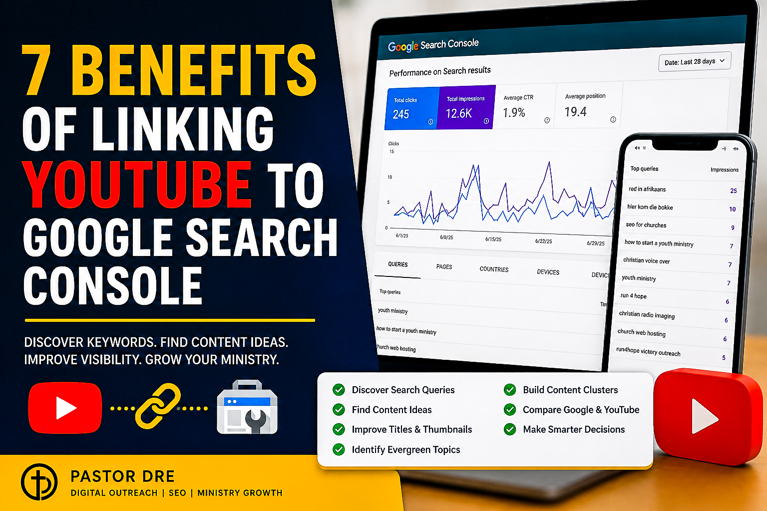 7 Benefits of Linking YouTube to Google Search Console